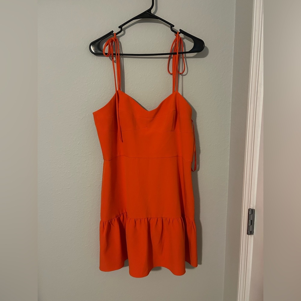 Orange Gianni Binni Sleeveless Dress